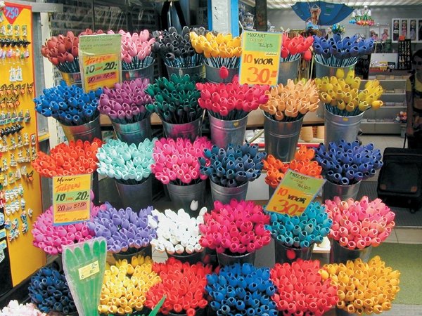  Flower Market in International flower market Amsterdam