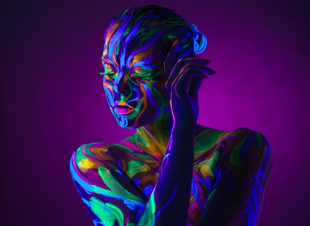 neon body paint ideas