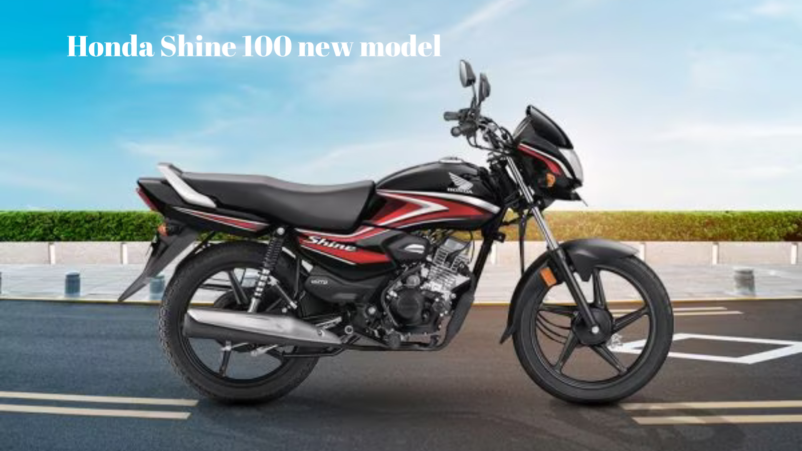 Honda Shine 100 new model